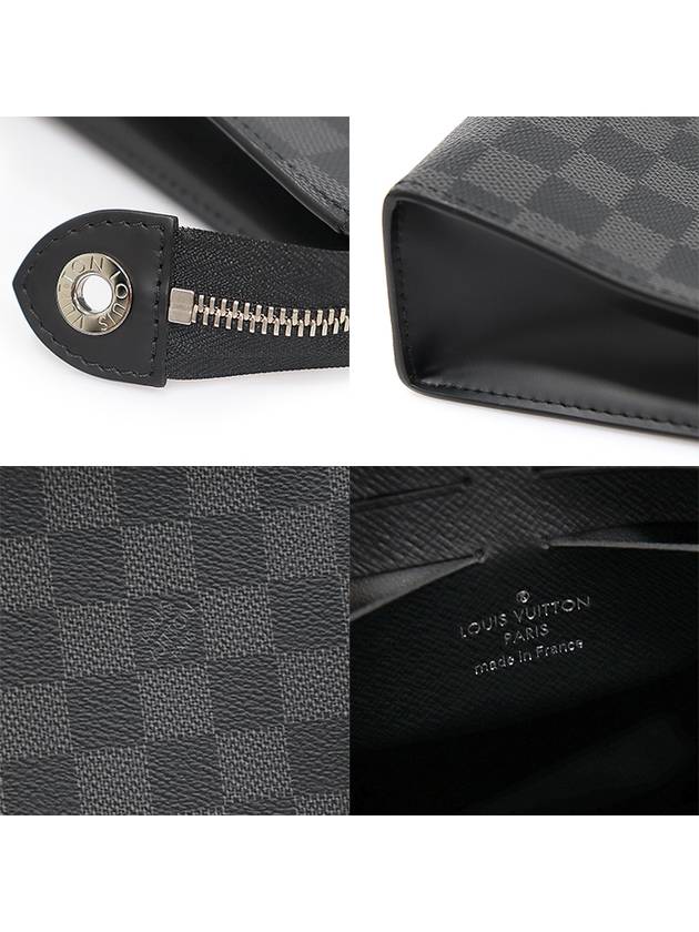 N41696 Damier Graphite Canvas Pochette Voyage MM Clutch - LOUIS VUITTON - BALAAN 7