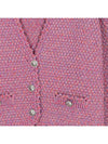 Cardigan Tweed Pink Luxury MFPCA00365 - MAJE - BALAAN 3