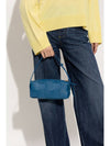 Brick Cassette Intrecciato Small Shoulder Bag Blue - BOTTEGA VENETA - BALAAN 3