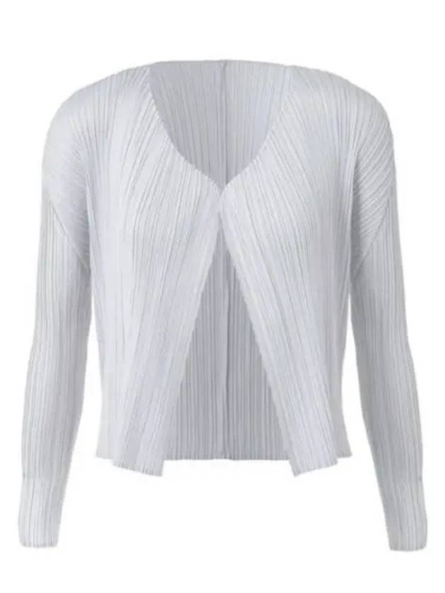 PLEATS PLEASE PP48 JO106 10 Pleated Basic Cardigan - ISSEY MIYAKE - BALAAN 2