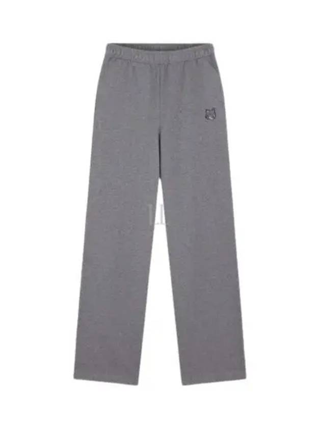 Bold Fox Head Patch Relaxed Jogger Track Pants Grey - MAISON KITSUNE - BALAAN 2