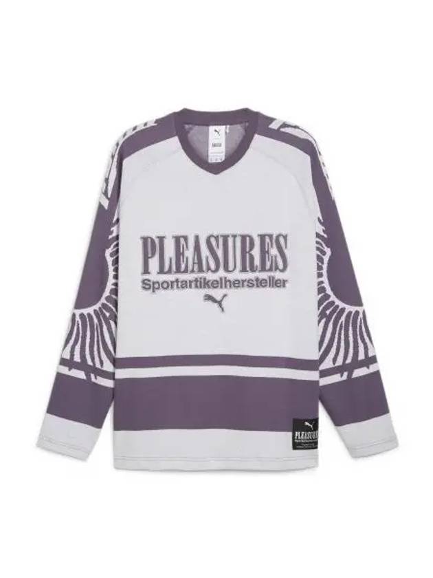 Pleasures Hockey Jersey Long Sleeve T-Shirt Purple - PUMA - BALAAN 2