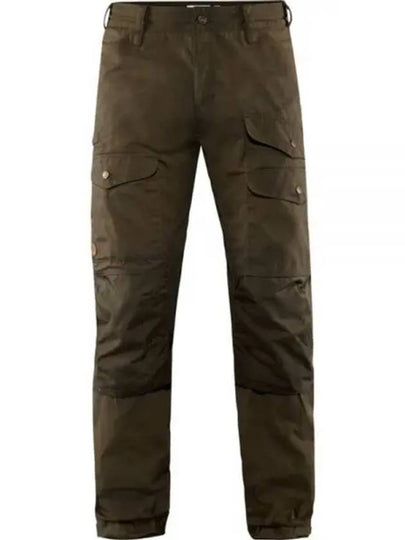 Men's Vidda Pro Ventilated Track Pants Dark Olive - FJALL RAVEN - BALAAN 2