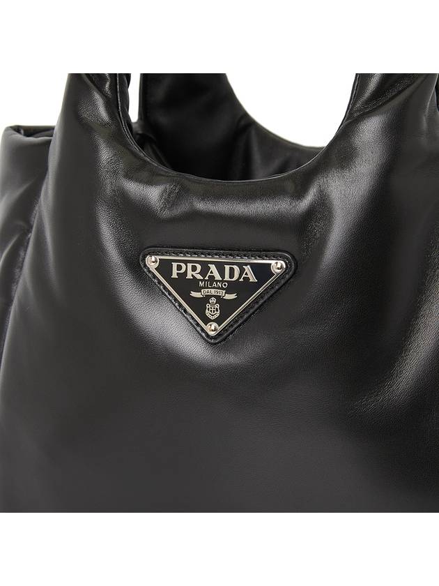 Padded Soft Nappa Tote Bag Black - PRADA - BALAAN 7