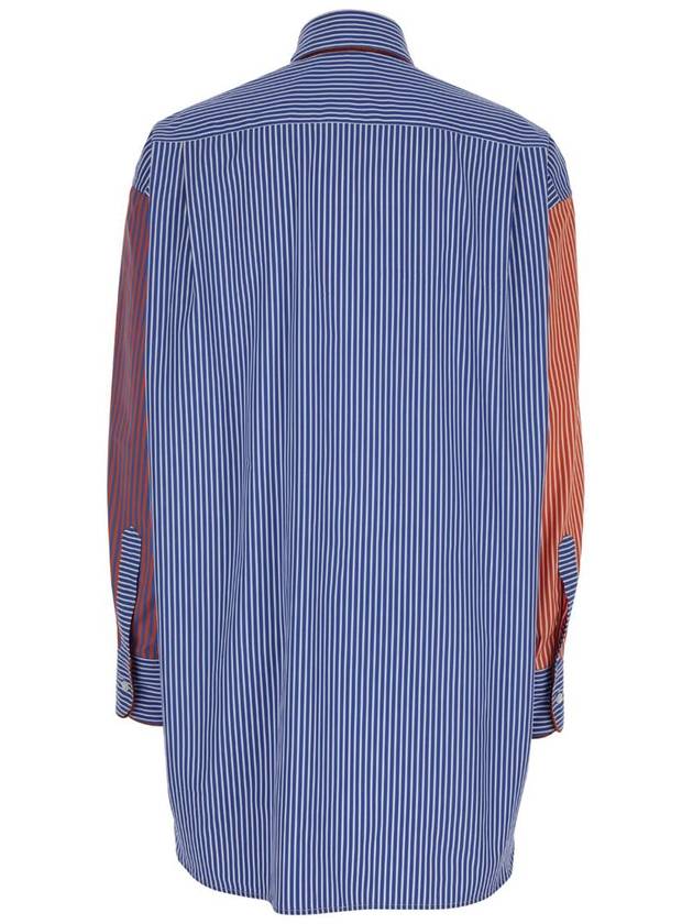 Red, Blue And Orange Striped Shirt In Cotton Woman - ETRO - BALAAN 2