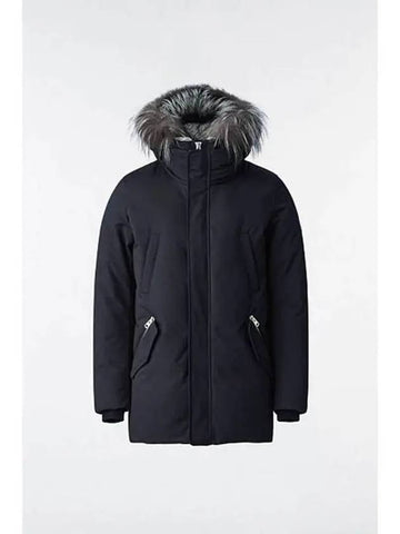 EDWARD mid length down parka black silver - MACKAGE - BALAAN 1