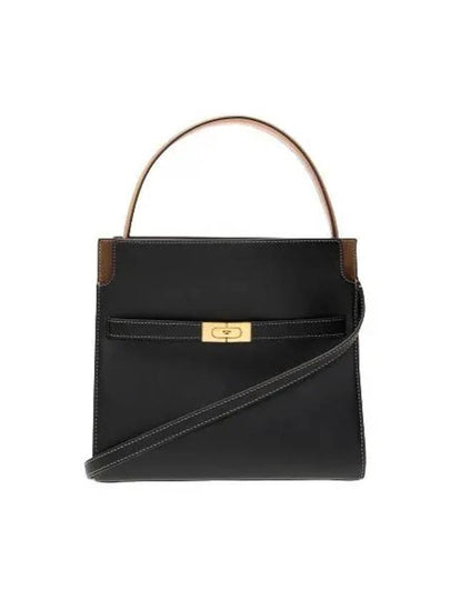 Lee Radziwill Small Double Tote Bag Black - TORY BURCH - BALAAN 2