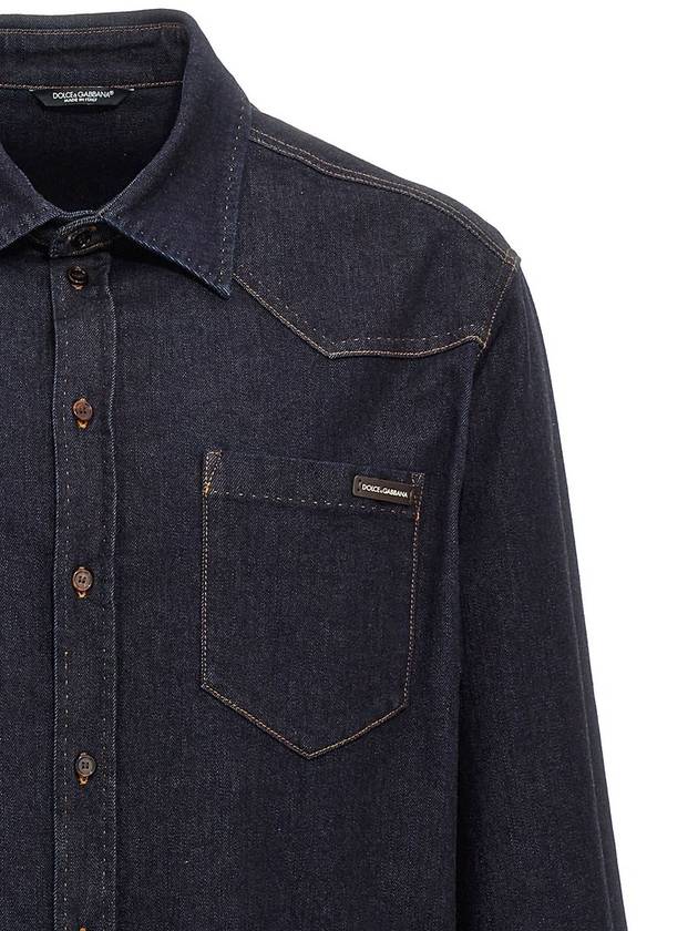 Dolce & Gabbana Denim Shirt - DOLCE&GABBANA - BALAAN 3