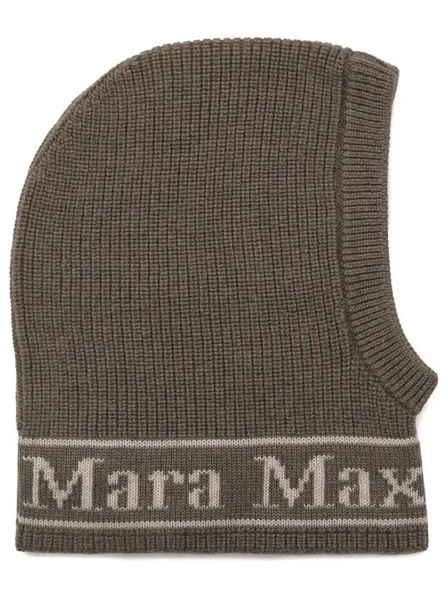 23FW Brown Gong Wool Balaclava GONG 003 - MAX MARA - BALAAN 1