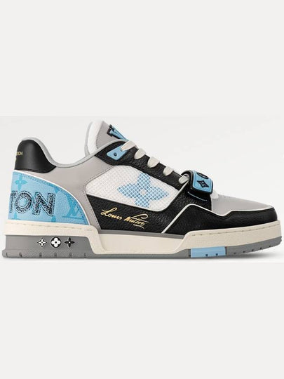 LV Trainer Low Top Sneakers Blue - LOUIS VUITTON - BALAAN 2