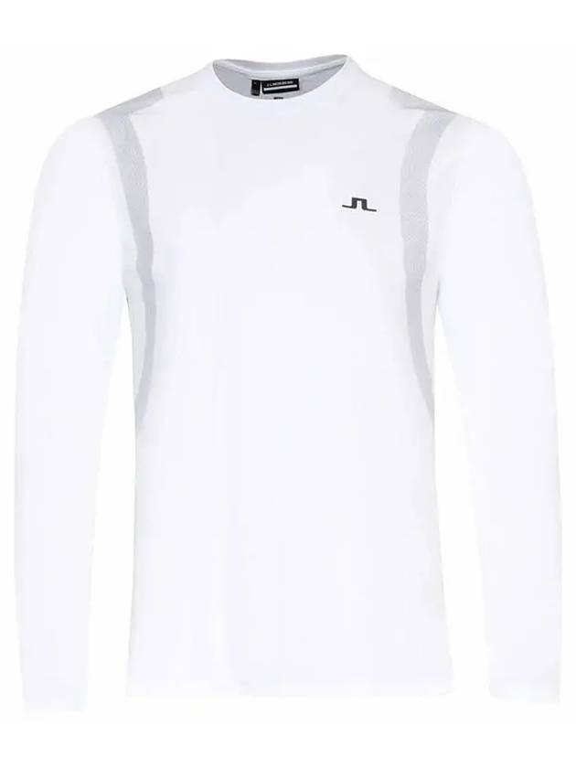 Elion Logo Long Sleeve T-Shirt White - J.LINDEBERG - BALAAN 2