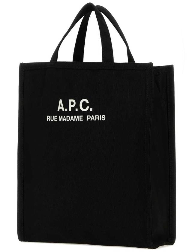 Recovery Logo Printing Cotton Tote Bag Black - A.P.C. - BALAAN 3