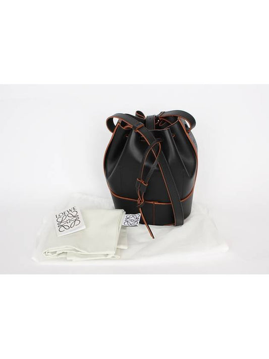 Women's Balloon Small Bucket Bag Black - LOEWE - BALAAN 1