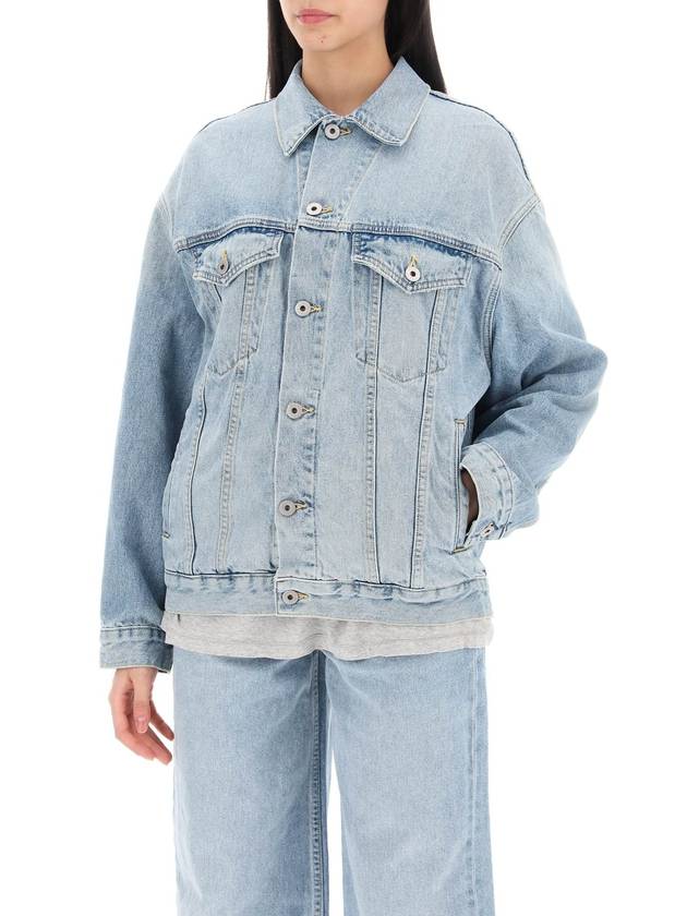 oversized denim jacket - INTERIOR - BALAAN 4