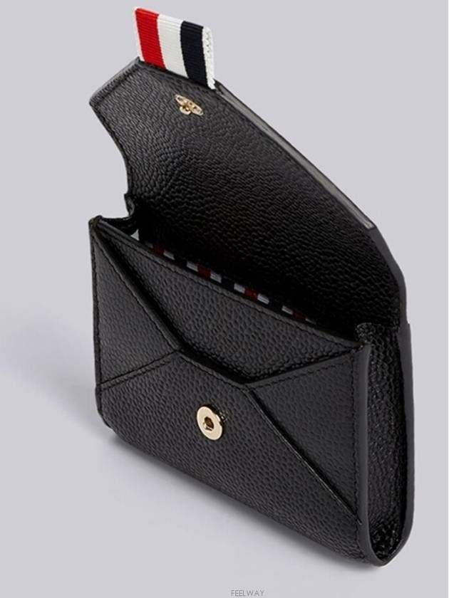 Envelope Card Wallet Black - THOM BROWNE - BALAAN 4