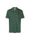 Bold Fox Head Patch Comfort Short Sleeve Polo Shirt Green - MAISON KITSUNE - BALAAN 1