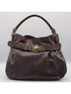 Dark brown shoulder bag - BURBERRY - BALAAN 2