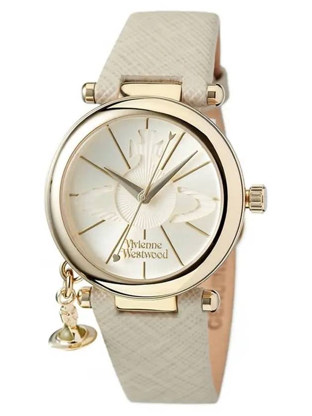 ORB Pop Quartz Watch Gold Beige - VIVIENNE WESTWOOD - BALAAN 4