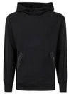 CP Company Hooded Sweatshirt 17CMSS026A005086W 999 BLACK - CP COMPANY - BALAAN 1