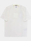 Metropolis Series Mercerized Jersey Logo Badge Short Sleeve T-Shirt White - CP COMPANY - BALAAN 3