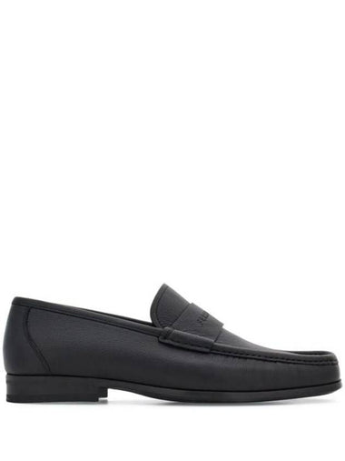 Moccasin Signature Calfskin Loafers Black - SALVATORE FERRAGAMO - BALAAN 1