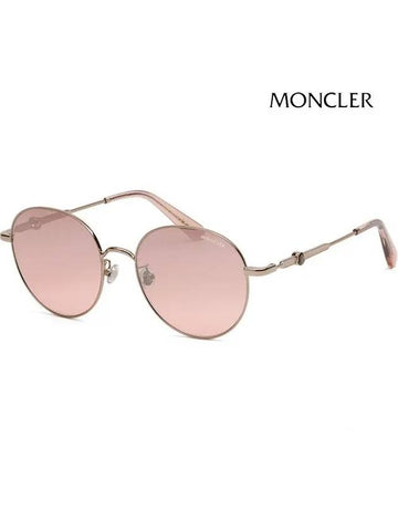 Sunglasses ML0233K 34Z Round Pink Mirror Asian Fit - MONCLER - BALAAN 1