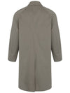 Balmacaan Trench Coat Light Khaki - SOLEW - BALAAN 3