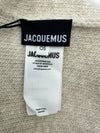 Le Bonnet Grosgrain Logo Patch Beanie Beige - JACQUEMUS - BALAAN 5