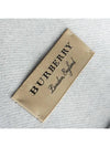 Women's Check Reversible Wool Cape Grey - BURBERRY - BALAAN 4