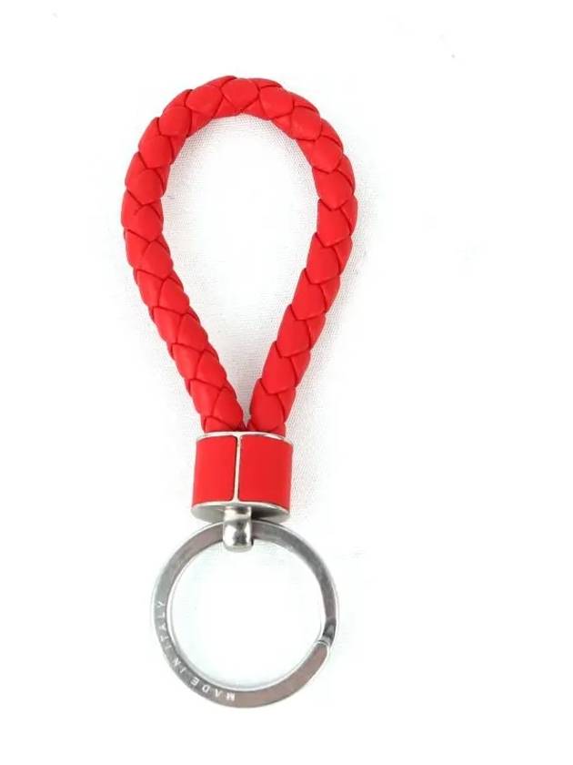 Intrecciato Key Holder Red - BOTTEGA VENETA - BALAAN.