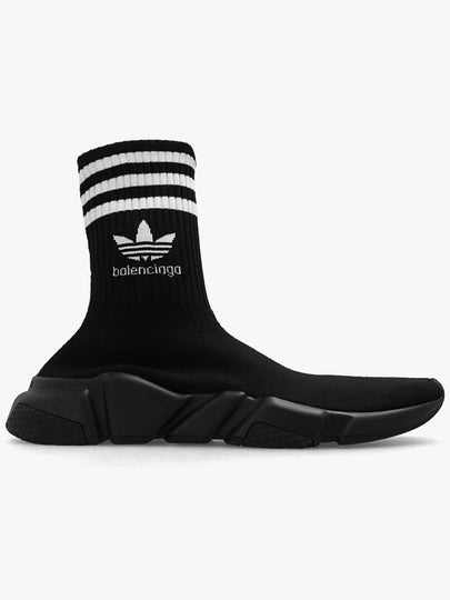 Speed Stretch Knit High Top Sneakers Black - BALENCIAGA - BALAAN 2