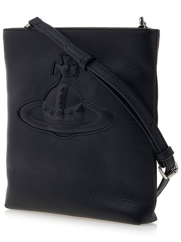 Squire Square Cross Bag Black - VIVIENNE WESTWOOD - BALAAN 3