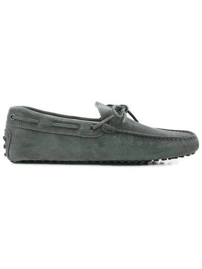 Men's Gommino Suede Driving Shoes Grey - TOD'S - BALAAN 2