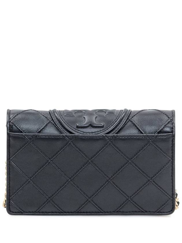 Fleming Soft Chain Long Wallet Bag Black - TORY BURCH - BALAAN 5