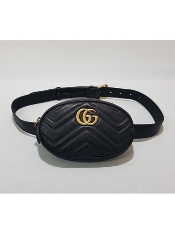 GG Marmont Matelasse Belt Bag 476434 - GUCCI - BALAAN 1