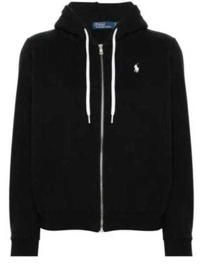 Pony Logo Zip-Up Hoodie Black - POLO RALPH LAUREN - BALAAN 2