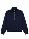 Women's New Health Quarter Zip Sweater Navy - SPORTY & RICH - BALAAN 2