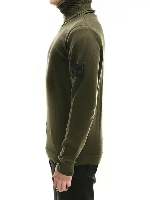 Men's Wappen Shadow Turtleneck Khaki - STONE ISLAND - BALAAN 6