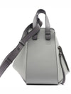 Small Hammock Classic Calfskin Shoulder Bag Ash Grey - LOEWE - BALAAN 3