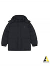 Puffer Bold Fox Head Patch Nylon Hood Padding Black - MAISON KITSUNE - BALAAN 2