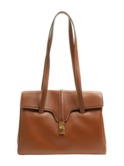 Soft 16 Smooth Calfskin Medium Shoulder Bag Tan - CELINE - BALAAN 2