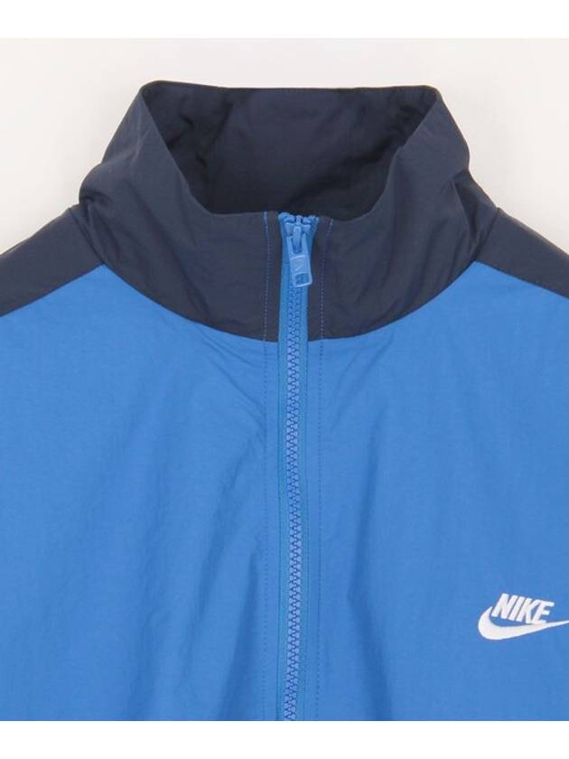 Club Oversized Woven Track Jacket Game Royal - NIKE - BALAAN 4