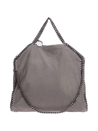 Silver Falabella Fold Over Tote Bag Light Gray - STELLA MCCARTNEY - BALAAN 1