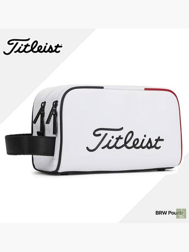 Golf Pouch Leather Bag Ball Women Men Case - TITLEIST - BALAAN 1