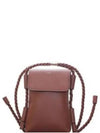 Key Phone Pouch Shiny Calfskin Cross Bag Sepia Brown - CHLOE - BALAAN 2