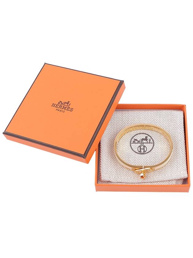 Mini Clic Kelly Bracelet Gold Cream - HERMES - BALAAN 3