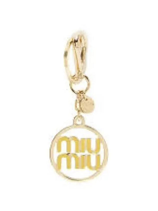 MIU 5PS060 2F4A F0009 Logo Buckle Keyring - MIU MIU - BALAAN 1