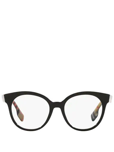 Round Eyeglasses Black - BURBERRY - BALAAN 1