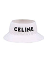 Cloche Felt Bucket Hat Offwhite - CELINE - BALAAN.