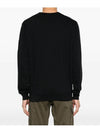 Light Fleece Sweatshirt Black - CP COMPANY - BALAAN 4